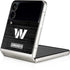 NFL Washington Commanders Black and White Galaxy Z Flip4 5G Skin